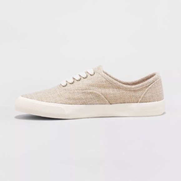 a new day Shoes - A New Day™ Savannah Tan Raffia Lace Up Sneakers